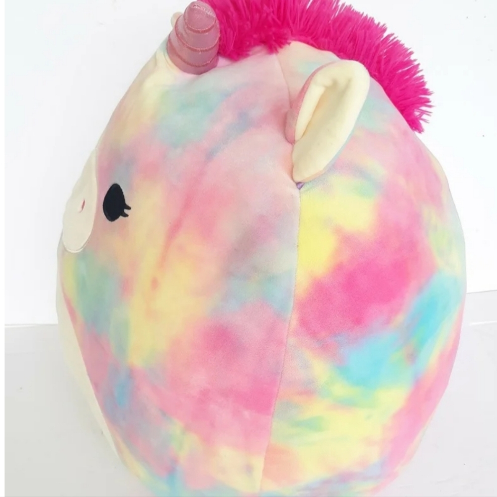 Squishmallow Unicorn Tie Dye Multicolor 18 Inch - Picture 2 of 8